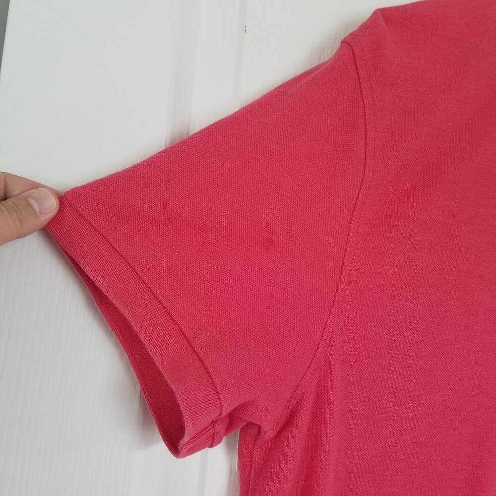 J.Crew Slim Fit Polo Shirt Mens XL Soft Red Short Sleeve Pique Cotton Blend Golf - Picture 6 of 10